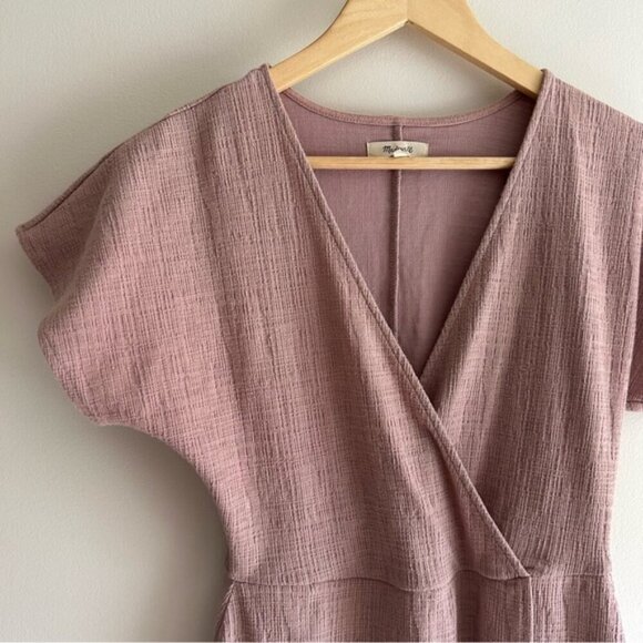 Madewell Cross-Front Flutter-Sleeve Mini Dress - Picture 5 of 8